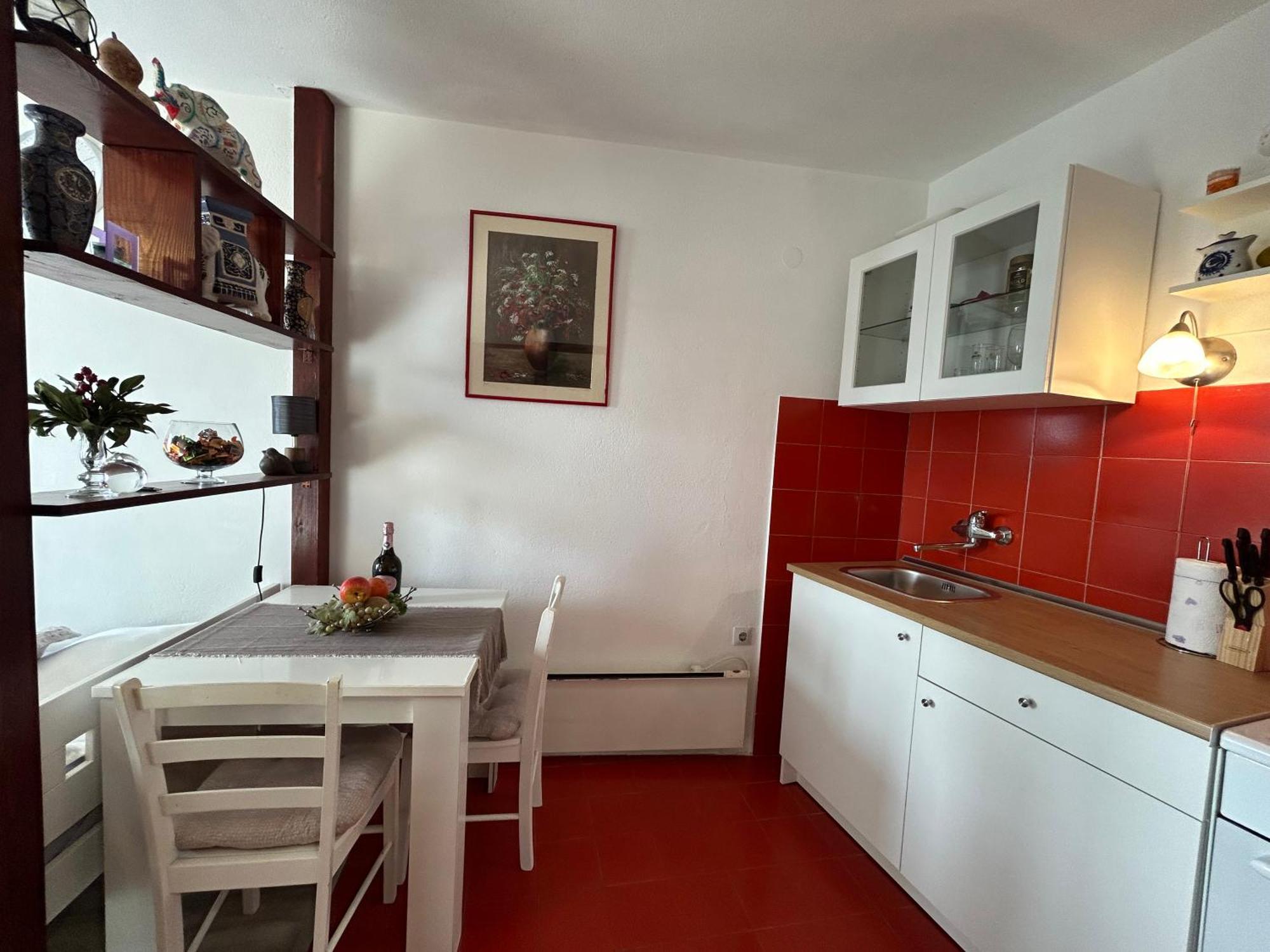 Seafront Studio Apartment+Balcony Podgora Exterior foto